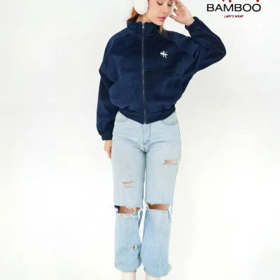 بامبر مخمل طرح پوست ck