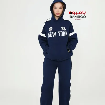 ست هودی شلوار دورس ۳نخ نیویورک 1