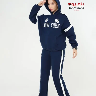 ست هودی شلوار دورس ۳نخ نیویورک 2