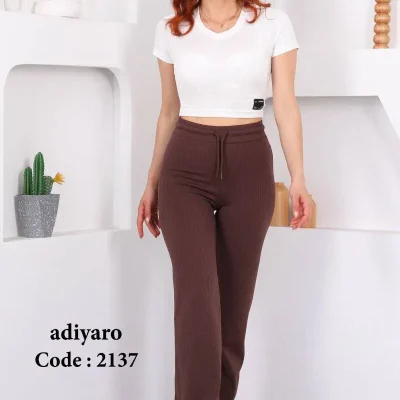 شلوار پارچه راه راه ترک Adiyaro 2