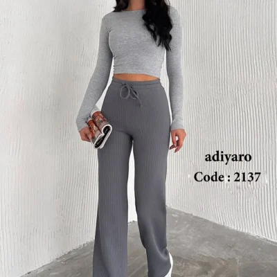 شلوار پارچه راه راه ترک Adiyaro 4